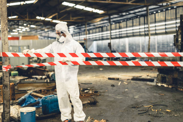 Professional Odor Removal technician working in Huffman, TX